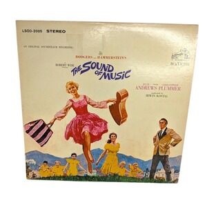 The Sound of Music Vinyl LP Soundtrack RCA Victor LSOD-2005 Julie Andrews Stereo